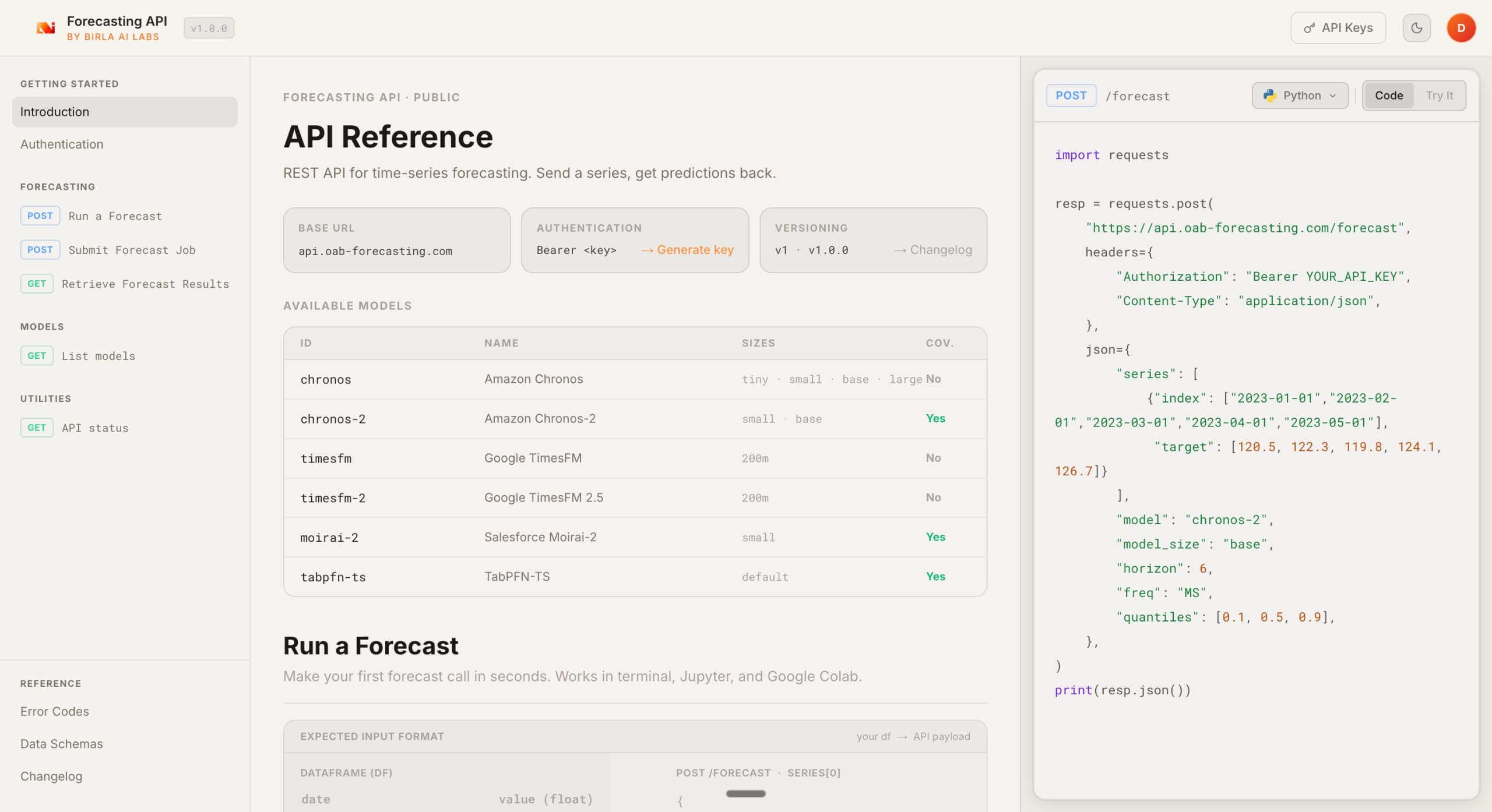 Developer API